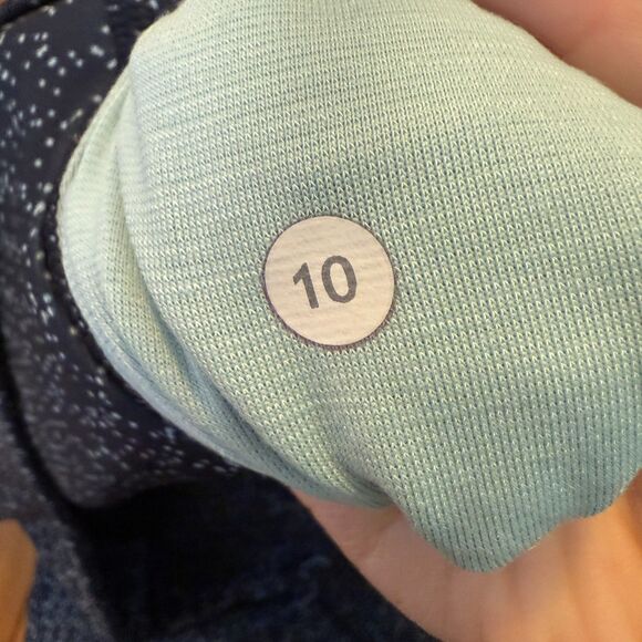 Women Lululemon High Times Pant in Star Pixel Aquamarine Naval Blue Size 10 - Picture 7 of 8